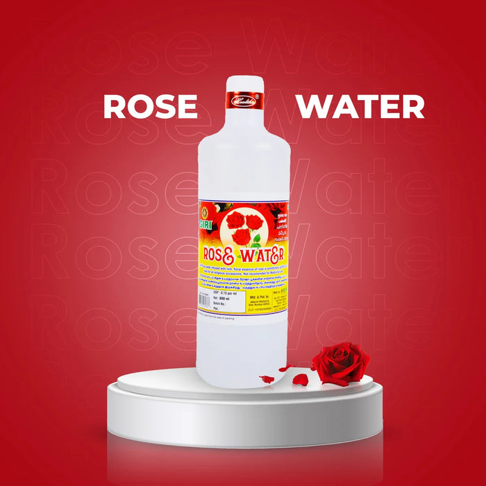 Giri Rose Water - 600 Ml | Gulab Rose Water/ Paneer for Pooja