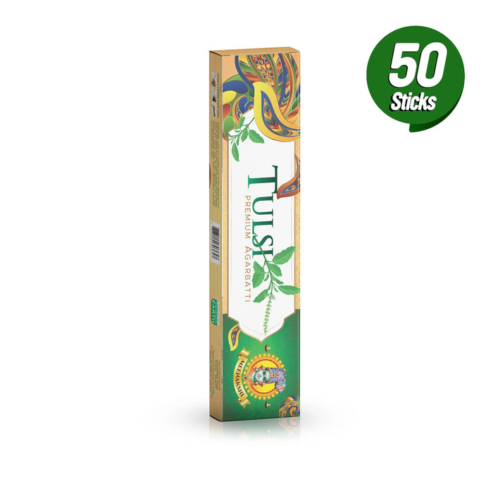 Giri Tulsi Premium Agarbatti - 50 Sticks | Incense Sticks/ Agarbathi/ Scent Sticks For Pooja