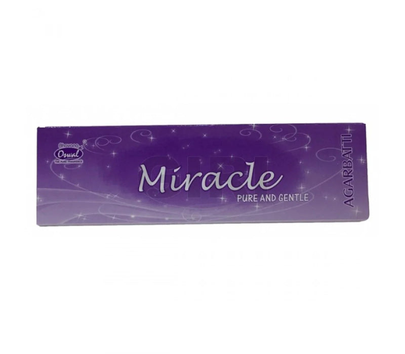 Oswal Traders Miracle Pure & Gentle Agarbatti - 100 Gms | Incense Sticks/ Agarbathi for Pooja