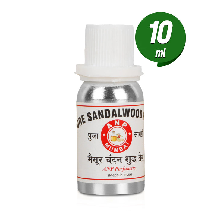 Perfumed Sandal Oil - 10 ml | Perfumed Chandan Oil/ Natural Perfume Oil for Pooja