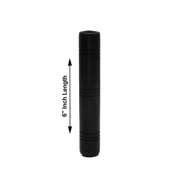 Karungali Kattai - 6 Inches | Karungali Stick/ Round Shape Ebony Stick for Pooja