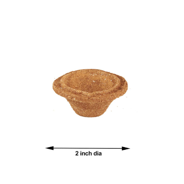 Panchagavya Vilakku Set | 12 Pcs/ Panchagavya Diya/ Cow Dung Vilakku/ Panchagavya Deepam for Pooja