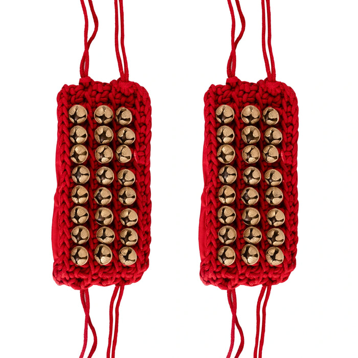 Ghungroo - 7 X 3.5 Inches | 3 Line Dance Salangai/ Ghungru For Bharatanatyam Practice And Stage Performance