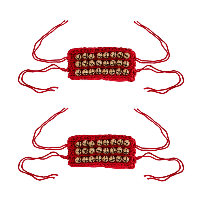 Ghungroo - 7 X 3.5 Inches | 3 Line Dance Salangai/ Ghungru For Bharatanatyam Practice And Stage Performance