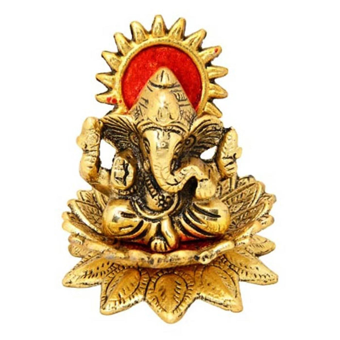 Ganapati Idol | Aluminium Vinayaka Statue/ Ganesha Statue for Pooja