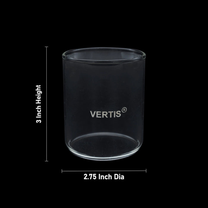 Borosil Glass Chimney- 3.25 X 2.75 Inches | Borosil Chimney/Borosil Diya Glass Cover/Borosil Glass Cover For Lamp