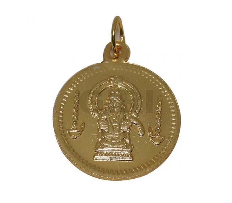 Pendant - 3 Inches | Gold Polish Dollar/ Locket/ Jewellery for Men & Women