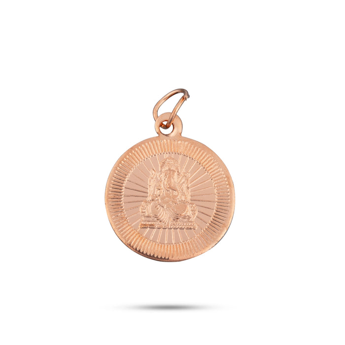 Ganesh Murti & Ayyappa Murti Design Pendant | Copper Locket/ Dollar for Men & Women