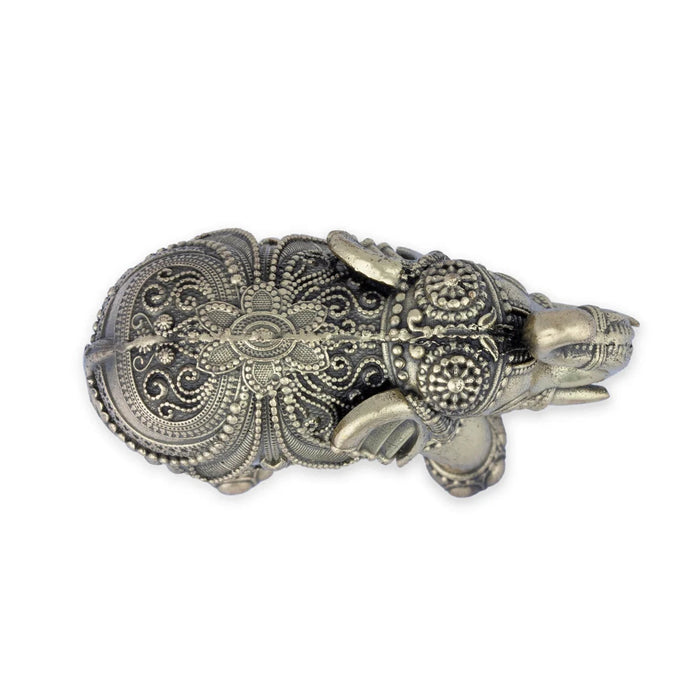 Trunk Up Elephant Statue - 2 x 2.5 Inches | Brass Idol/ Elephant Figurines/ Elephant Sculpture for Home