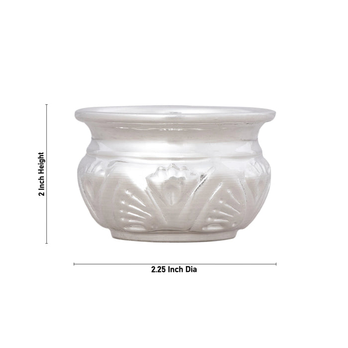 Chandan Cup - 2 x 2.25 Inches | Small Bowl/ Small Cup/ Pooja Bowl for Home
