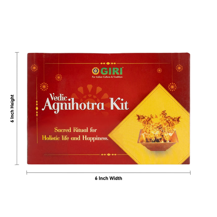 Giri Vedic Agnihotra Kit | Havan Set/ Pooja Pack for Homam and Yagna/ 690 Gms Approx