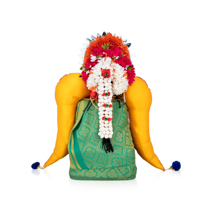 Varalakshmi Amman Statue - 16 x 11.5 Inches | Decorative Ammavari Idol for Pooja