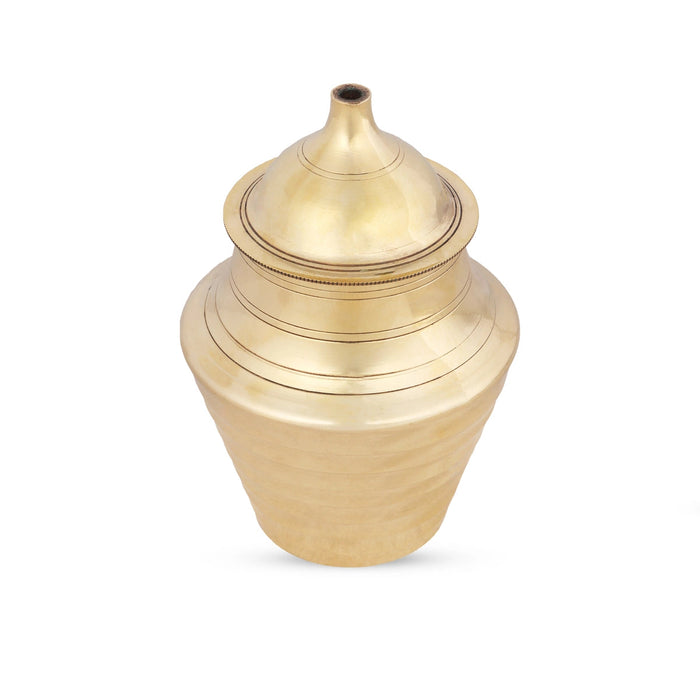 Camphor Burner - 6 X 4 Inches | Kapoor Dhani/ Kumbha Aarti/ Brass Aarti For Temple Style Camphor Worship