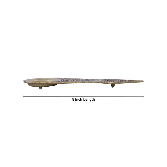 Camphor Burner - 5 Inches | Kapoor Dhani/ Kapurdani/ Brass Aarti For Pooja