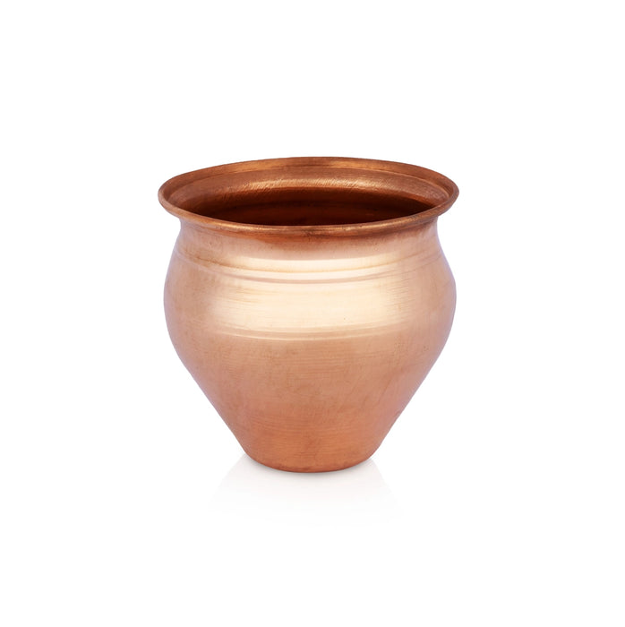 Kalash Pot - 1.75 x 1.25 Inches| Copper Water Vessel / Lota / Chombu / Pooja Pot / Kalasham for Pooja