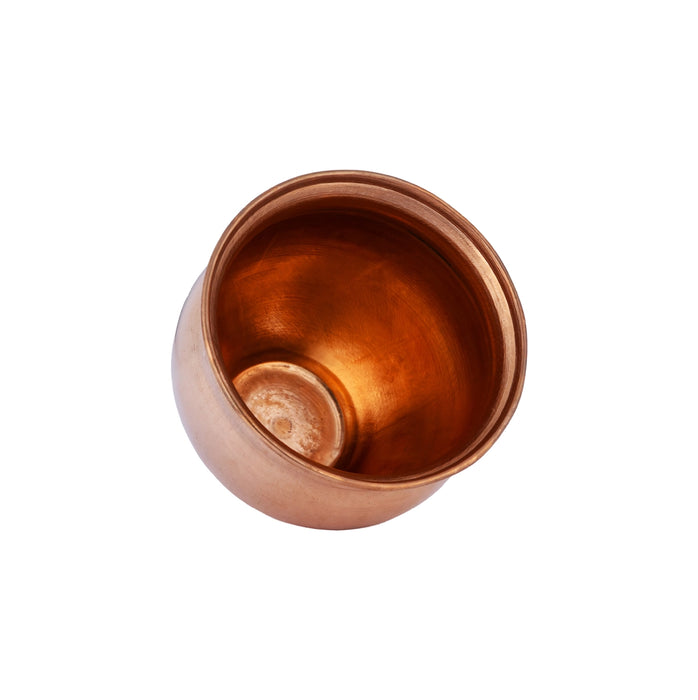 Lota - 2 x 1.5 Inches | Copper Water Pot/ Chombu/ Kalash for Pooja & Ritual Use