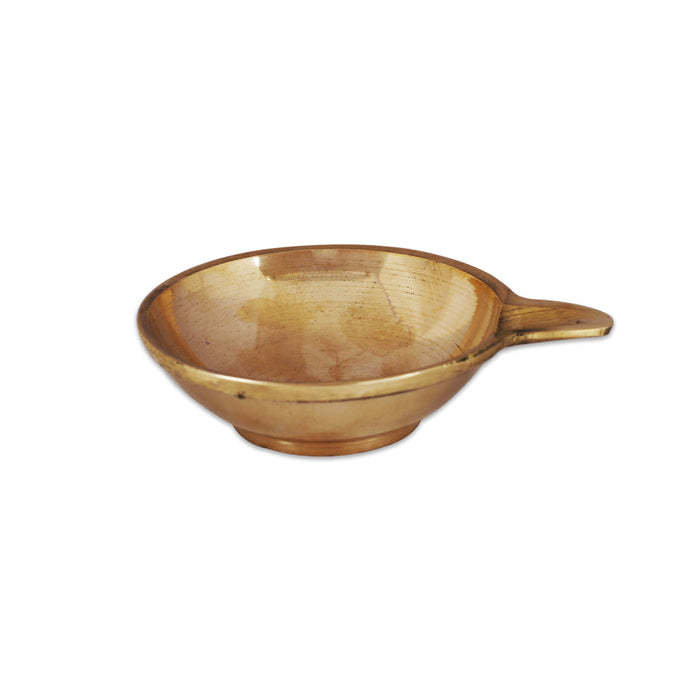 Kartik Deepam - 1 x 2.5 Inches | Brass Lamp/ Agal Vilakku Deepam/ Karthik Deepam for Pooja