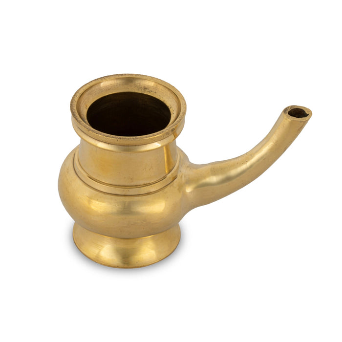 Brass Kindi - 2.5 x 3.5 Inches | Brass Kalash/ Brass Kamandalam for Pooja
