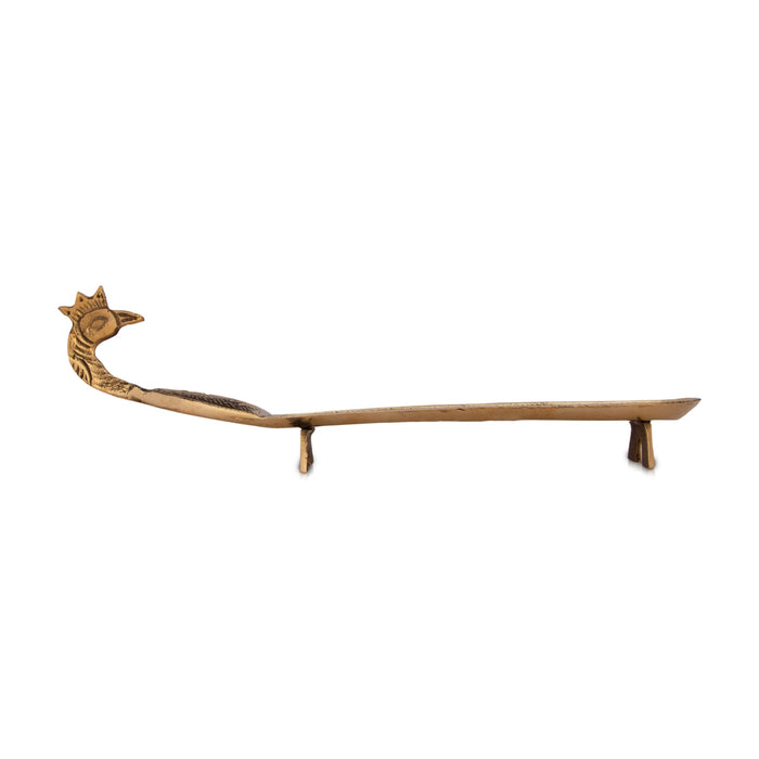 Brass Agarbathi Stand - 3 x 10 Inches | Incense Stick Holder/ Agarbatti Holder For Pooja