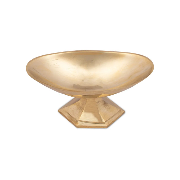 Brass Bowl - 2 x 3 Inches | Brass Cup/ Boat Shape Pooja Bowl for Home/ 95 Gms Approx