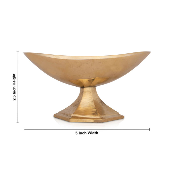 Brass Bowl - 2.5 x 5 Inches | Brass Cup/ Pooja Cup/ Small Bowl For Home