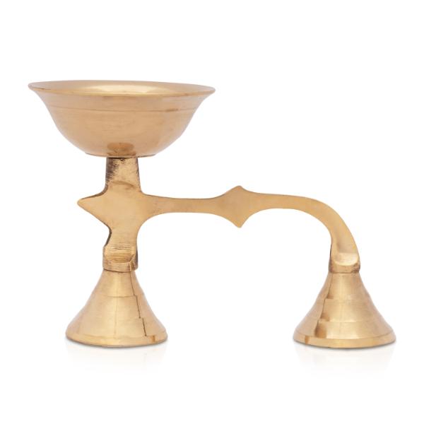Sambrani Holder - 4 x 5 Inches | Brass Dhoop Holder/ Dhoopakal/ Dhoop Dhani for Pooja