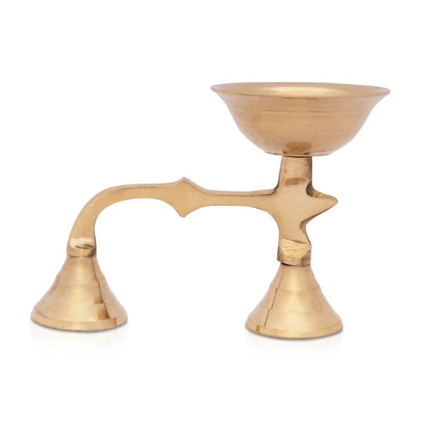 Sambrani Holder - 4 x 5 Inches | Brass Dhoop Holder/ Dhoopakal/ Dhoop Dhani for Pooja