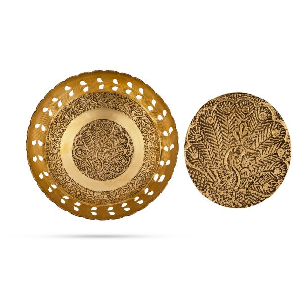 Brass Bowl - 1.5 x 4.5 Inches | Katora/ Katori/ Brass Katori for Pooja/ 105 Gms Approx
