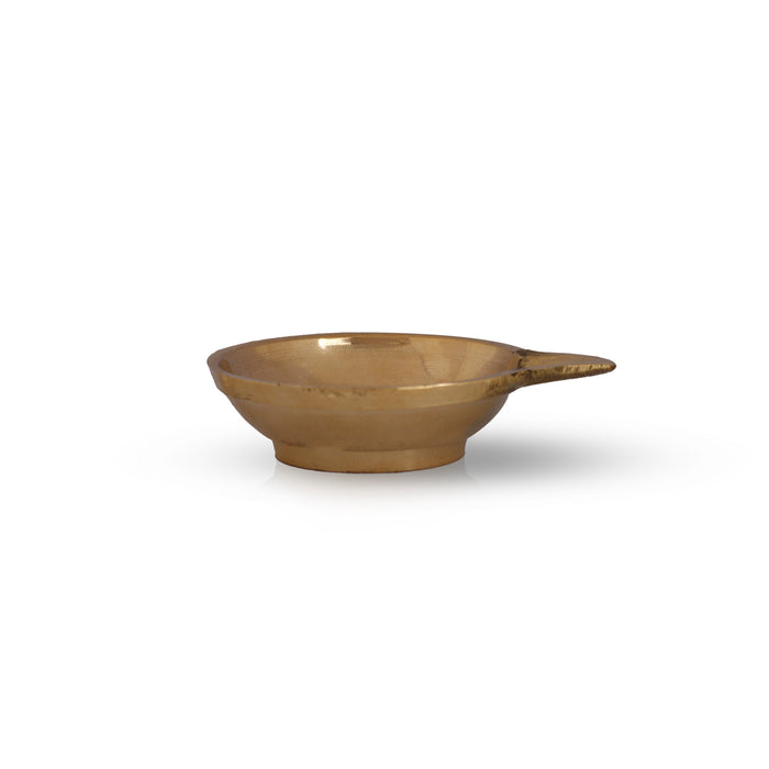 Kartik Deepam - 0.5 X 2 Inches | Agal Vilakku Deepam/ Karthik Deepam/ Brass Lamp For Festival Lighting & Pooja