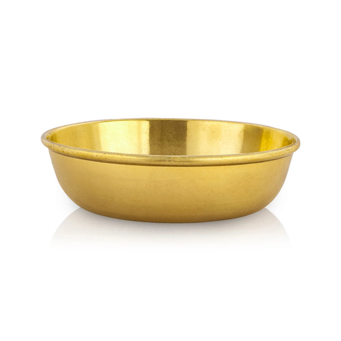 Brass Bowl - 0.5 x 2.5 Inches | Small Bowl/ Brass Cup/ Small Cup/ Pooja Bowl for Home