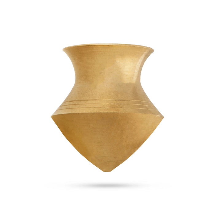 Abhishek Lota - 1.5 x 1.5 Inches | Shivling Lota/ Brass Abhishek Pot/ Brass Lota for Shivling Pooja