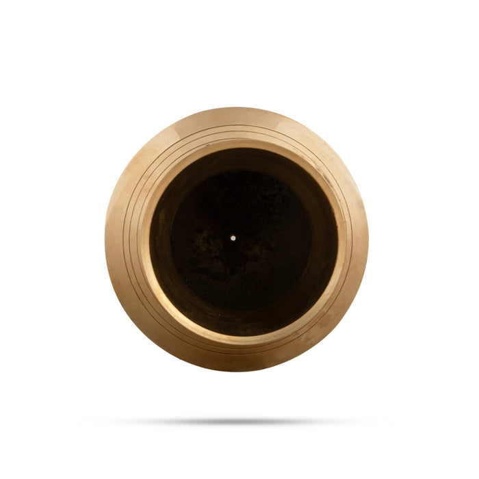 Abhishek Lota - 2.5 x 2.5 Inches | Shivling Lota/ Brass Abhishek Pot/ Brass Lota for Shivling Pooja