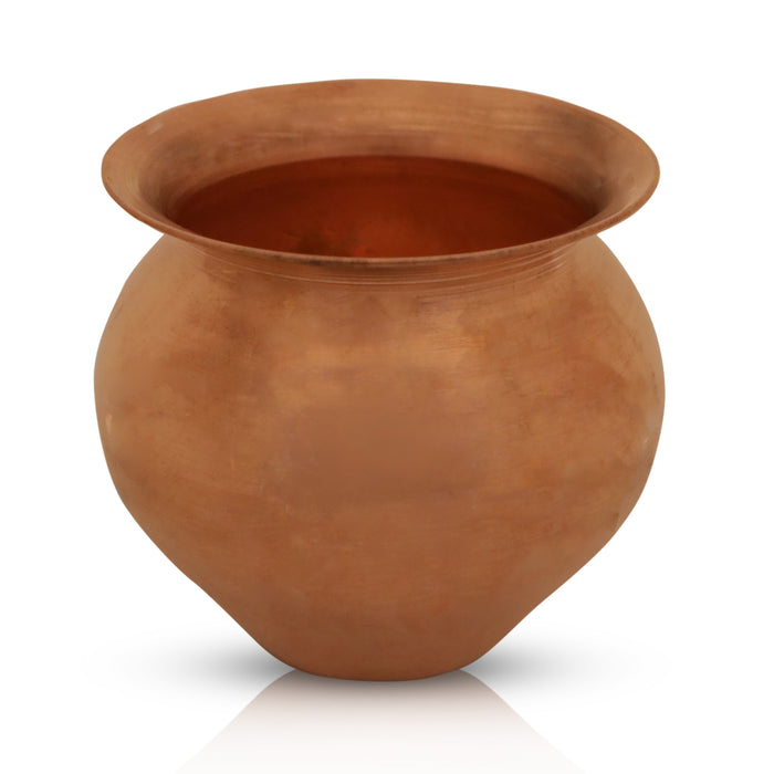 Lota - 3.25 x 3.5 Inches | Copper Chombu/ Copper Kalash/ Pooja Pot for Home