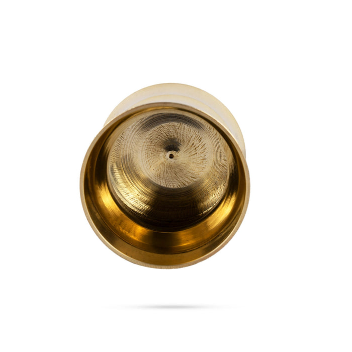 Pancha Patra - 3 x 2.5 Inches | Panch Patra/ Brass Panchapalli/ Panchamurt for Pooja