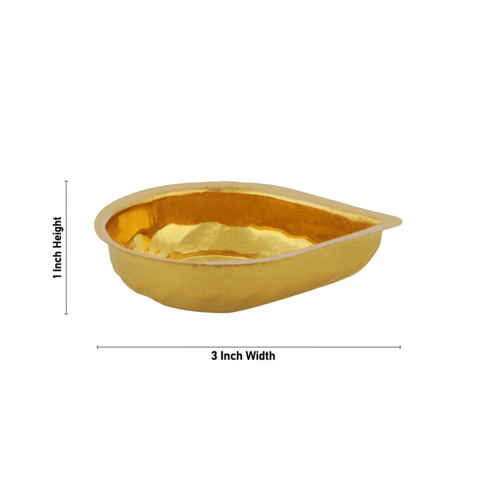 Kartik Deepam - 1 x 3 Inches | Brass Lamp/ Agal Vilakku Deepam/ Karthik Deepam for Pooja