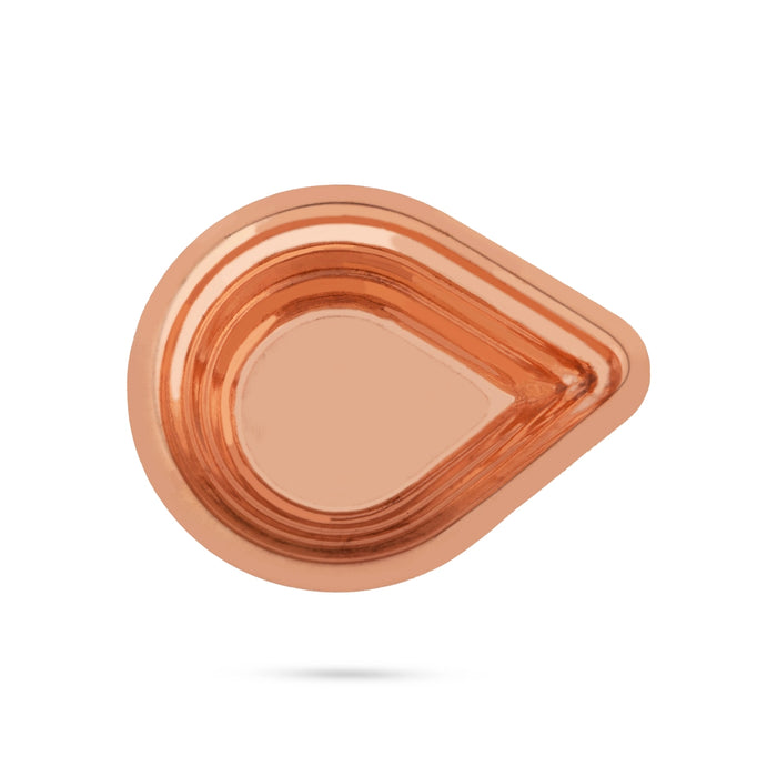 Kartik Deepam - 0.5 x 1.5 Inches | Copper Agal Vilakku Deepam/ Karthik Deepam for Pooja/ 6 Gms Approx