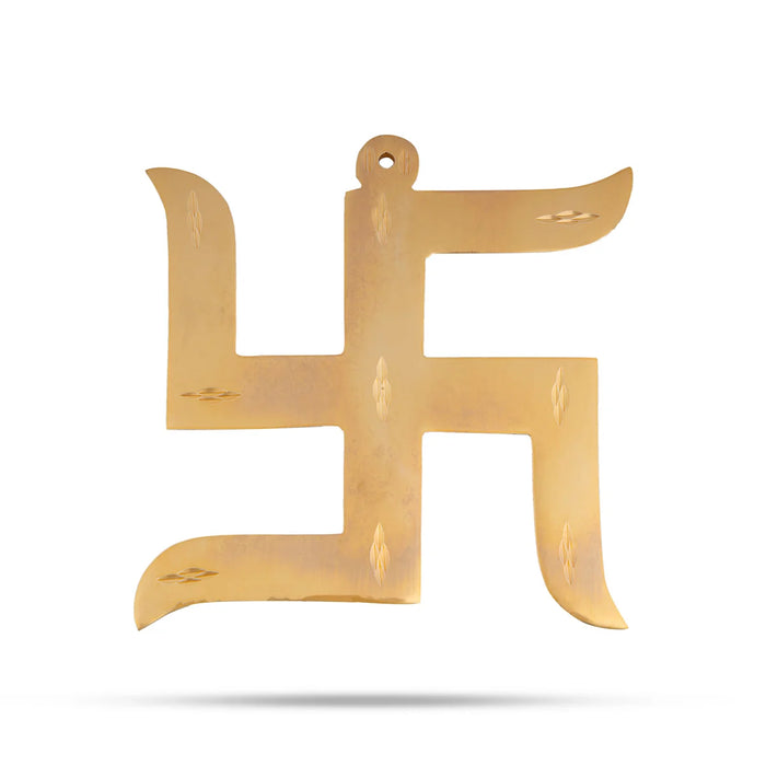 Swastik Wall Hanging - 4 x 3 Inches | Swastika Wall Hanger for Home