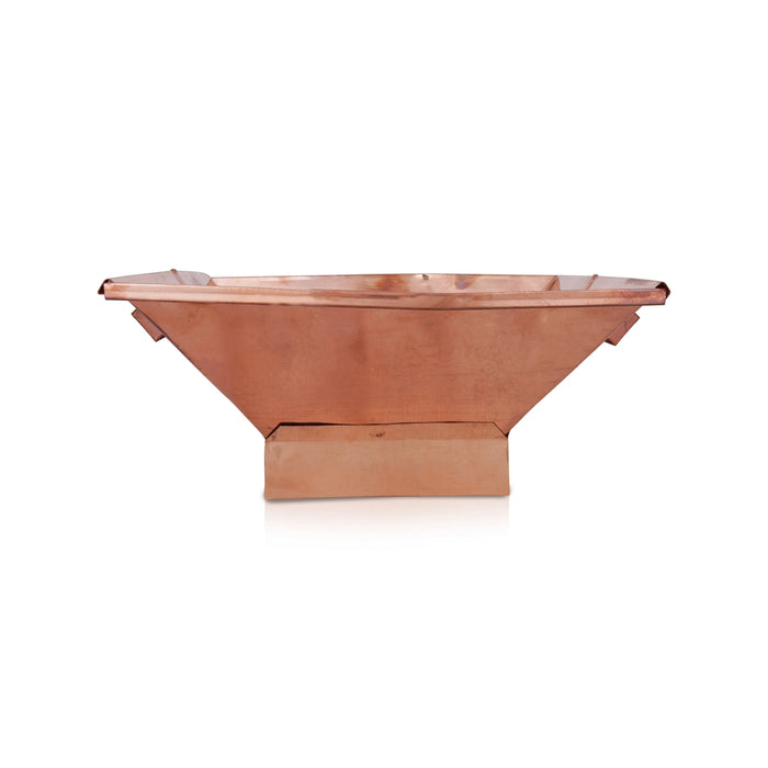 Havan Kund With Stand - 14 x 14 Inches | Agnihotra With Handle/ Copper Hawan Kund for Pooja/ 1.280 Kgs Approx