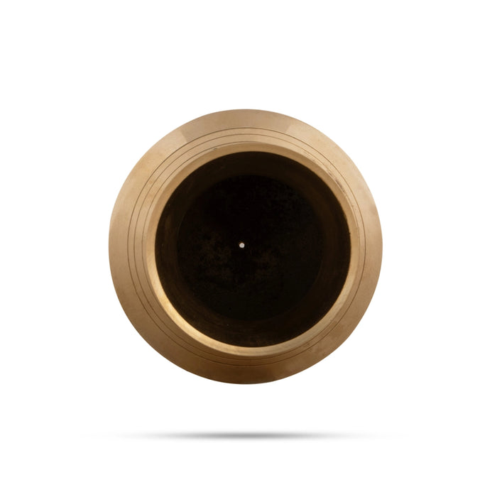 Abhishek Lota - 3.25 X 3 Inches | Shivling Lota/ Abhishek Pot/ Brass Lota For Pooja Abhishekam