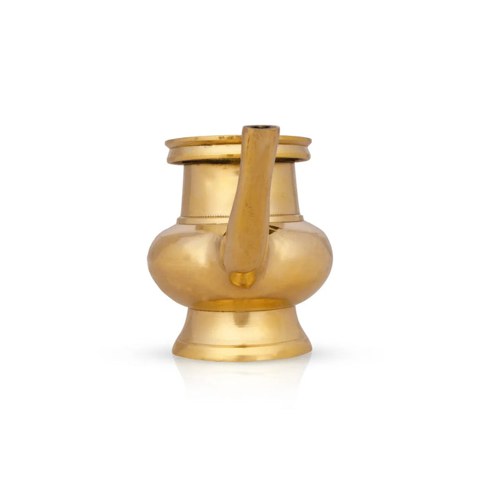 Brass Kindi - 2 x 3 Inches | Brass Kalash/ Brass Kamandalam for Pooja