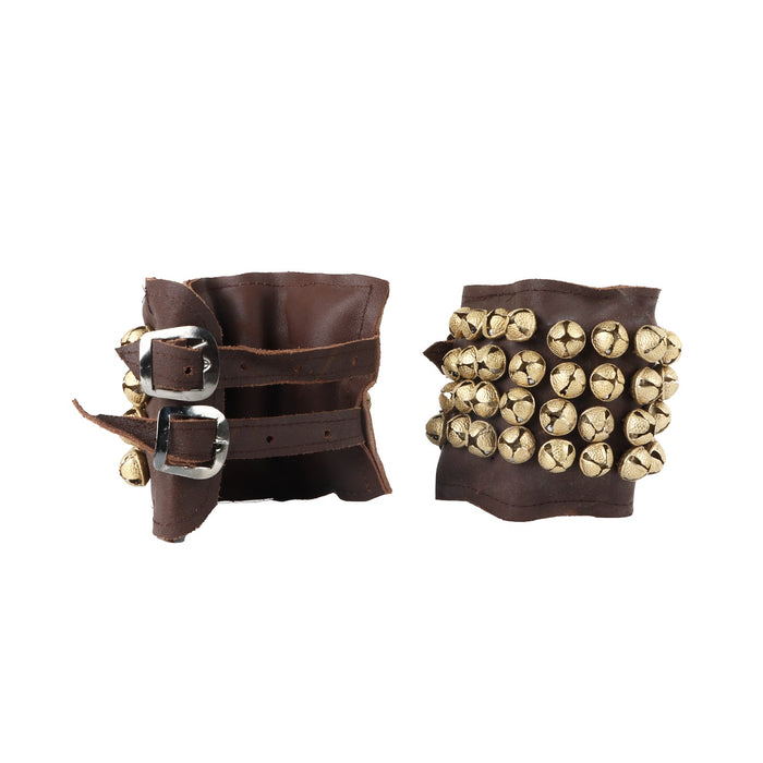 Bharatanatyam Ghungroo - 4 x 9 Inches | 4 Line Salangai/ Brass Ghunghroo/ Leather Ghungru for Dance