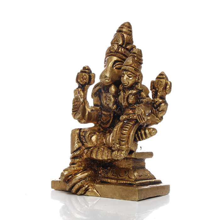 Varaha Lakshmi Murti - 3 x 1.75 Inches | Antique Brass Idol/ Varahi Laxmi Idol for Pooja
