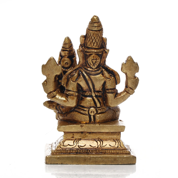 Varaha Lakshmi Murti - 3 x 1.75 Inches | Antique Brass Idol/ Varahi Laxmi Idol for Pooja