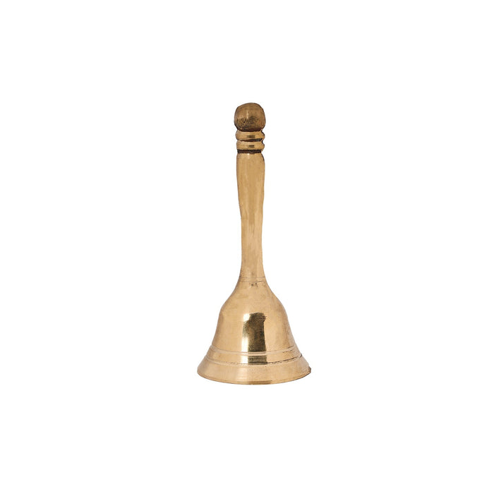 Hand Bell - 4 X 2 Inches | Pooja Bell/ Brass Ghanti/ Pooja Ghanti For Home