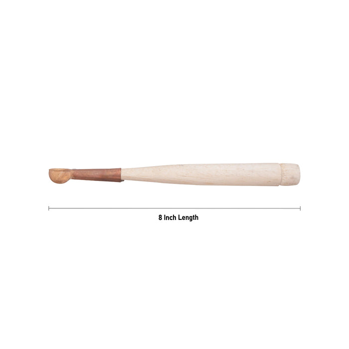 Wooden Havan Spoon - 8 Inches | Havan Ghee Spoon/ Copper Hawan Spoon For Pooja