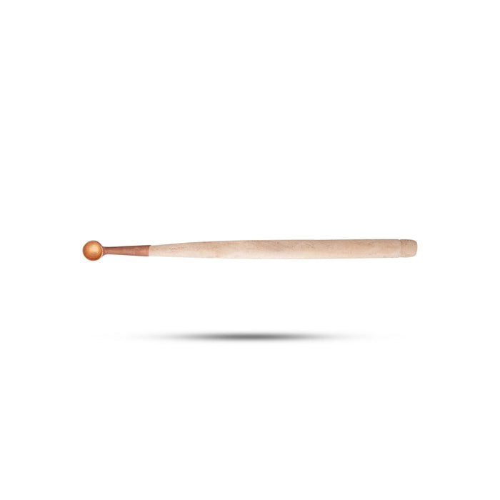 Copper Havan Spoon With Wooden Handle - 15 Inches | Hawan Spoon/ Havan Ghee Spoon for Pooja