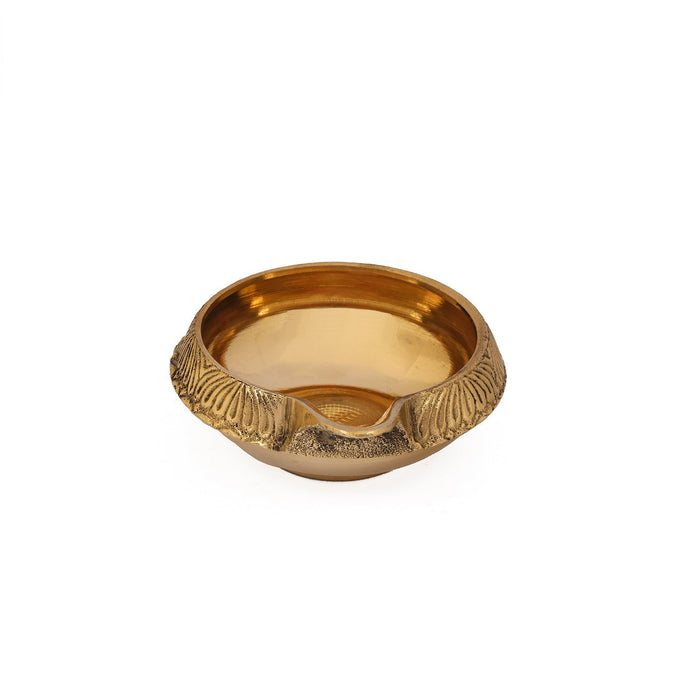 Kubera Vilakku - 1.25 x 4 Inches | Brass Lamp/ Kuber Deepam/ Kuber Diya for Pooja