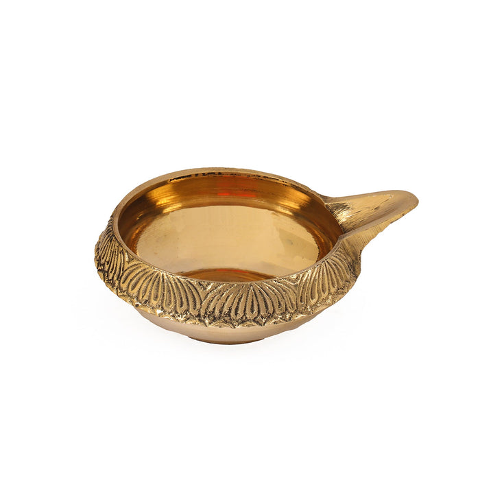 Kubera Vilakku - 1.25 x 4 Inches | Brass Lamp/ Kuber Deepam/ Kuber Diya for Pooja
