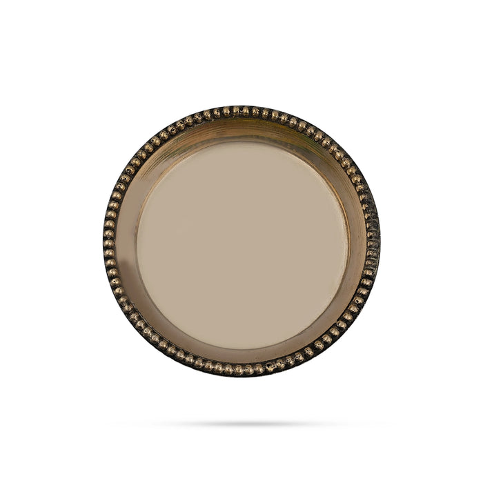 Brass Plate - 0.5 X 3.25 Inches | Thali Plate/ Pooja Plate/ Pooja Thali For Ritual Offerings And Daily Pooja