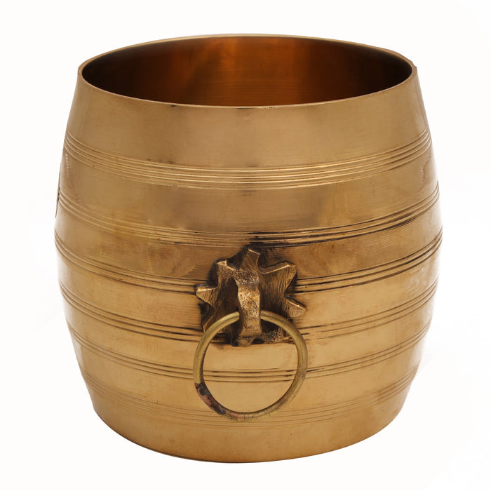 Kerala Nirapara - 4 x 5 Inches | Brass Para/ Brass Padi for Pooja